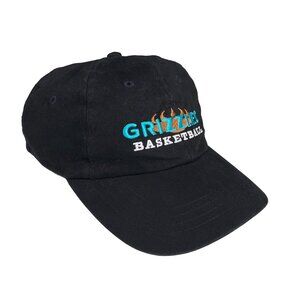 Vintage 90s Vancouver Grizzlies NBA Champion Strapback Short Brim Hat black
